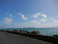 View on drive from West End from Road Town Tortola