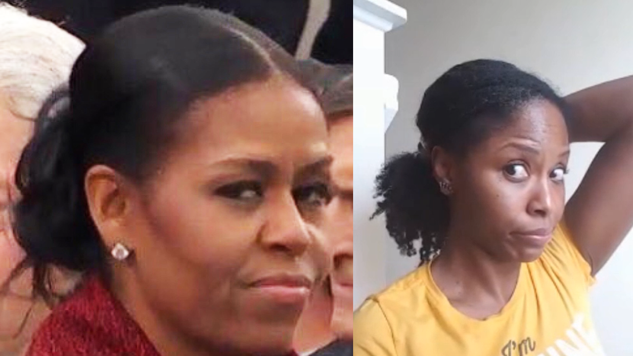 Michelle's Inauguration Hair Was The Side Eye Every Black Girl